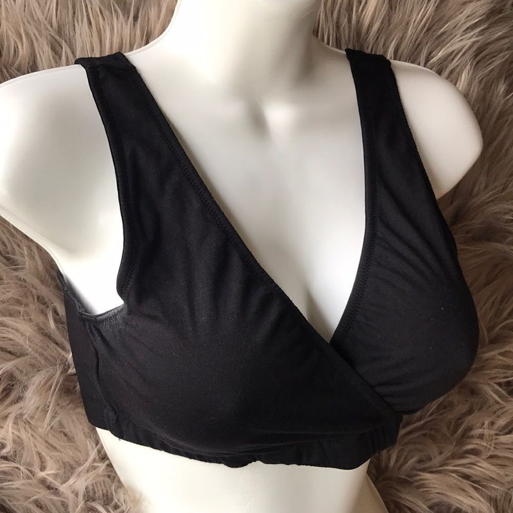 Motherhood Maternity wrap nursing pull on bra